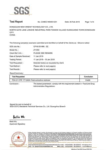 Qualification certificate
